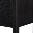 Caprice Narrow Cabinet - Black Wash Mango