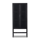 Caprice Narrow Cabinet - Black Wash Mango