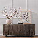 Rivka Media Console - Aged Grey