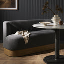 Krista Dining Bench - Knoll Charcoal