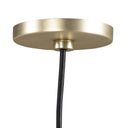 Cullen Pendant - Camel Leather | Shiny White