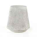 Otero Outdoor Tapered End Table - Matte Stone
