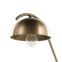 Becker Table Lamp - Charcoal and White Marble