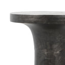 Gino End Table - Raw Black
