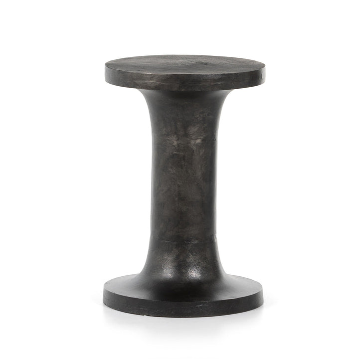 Paolo End Table | Raw Black