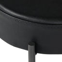 Nocona Counter Stool - Black Leather