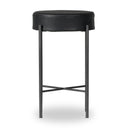 Nocona Counter Stool - Black Leather