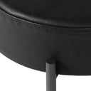 Nocona Bar Stool - Black Leather
