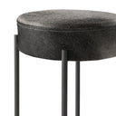 Nocona Counter Stool - Black & White Speckled Hide