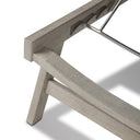 Delano Outdoor Chaise - Thick Dark Grey Rope