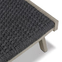 Delano Outdoor Chaise - Thick Dark Grey Rope