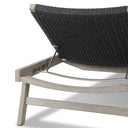 Delano Outdoor Chaise - Thick Dark Grey Rope