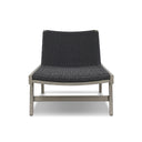 Delano Outdoor Chaise - Thick Dark Grey Rope