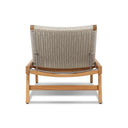 Delano Outdoor Chaise - Ivory Rope