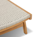 Delano Outdoor Chaise - Ivory Rope