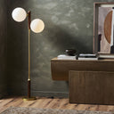 Colome Floor Lamp - Aged Brass
