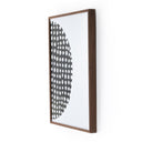 Global Disco Diptych, Black by Jess Engle - Walnut 2.5