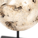 Organic Stone Sculptures, Set Of 3 - Black Marble