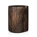 Kos End Table - Dark Petrified Wood