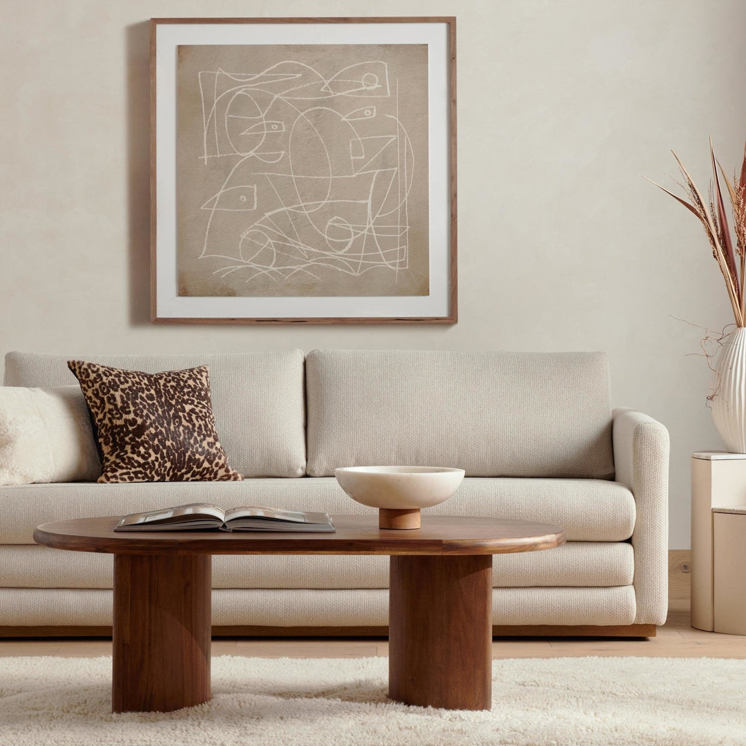 Paden Coffee Table - Seasoned Brown Acacia | 51"