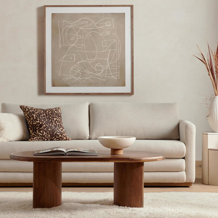 Paden Coffee Table - Seasoned Brown Acacia | 51"