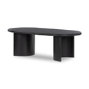 Paden Coffee Table - Aged Black Acacia | 51"