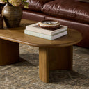 Paden Coffee Table - Worn Oak Veneer | 51"
