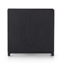 Millie Small Cabinet - Drifted Matte Black Veneer