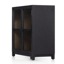 Millie Small Cabinet - Drifted Matte Black Veneer