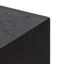 Millie Small Cabinet - Drifted Matte Black Veneer