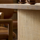 Clarita Dining Table - White Wash Mango