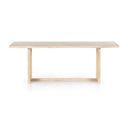 Clarita Dining Table - White Wash Mango