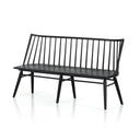 Lewis Dining Bench - Black Oak
