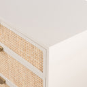 Luella 6 Drawer Dresser - Matte Alabaster