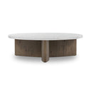 Toli Coffee Table - Italian White Marble