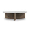 Toli Coffee Table - Italian White Marble