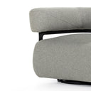 Gareth Swivel Chair - Torrance Silver