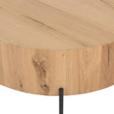 Eaton Drum Coffee Table - Light Oak Resin