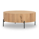 Eaton Drum Coffee Table - Light Oak Resin