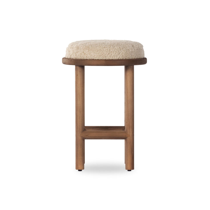 Saldino Counter Stool - Beige Shearling