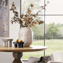 Beto Banded Vase - Ivory