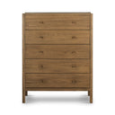 Meadow 5 Drawer Dresser - Tawny Oak Veneer