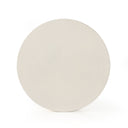Basil Outdoor Drink Table - Matte White Cast Aluminum