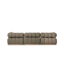 Roma Outdoor 3-Piece Sectional - Alessi Fawn