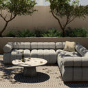 Roma Outdoor 5-Piece Sectional - Faye Ash