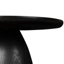 Merla Wood End Table-Tall - Black Wash Ash Veneer