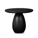 Merla Wood End Table-Tall - Black Wash Ash Veneer