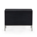 Trey Large Nightstand - Black Wash Poplar