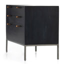 Trey Large Nightstand - Black Wash Poplar