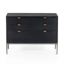 Trey Large Nightstand - Black Wash Poplar